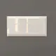 Flis Arredo Color Hvit Metro Biselado Blank 10x20